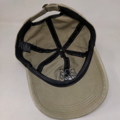 Dog Mom Slideback Hat Tan OSFM Embroidered Paw David And Young