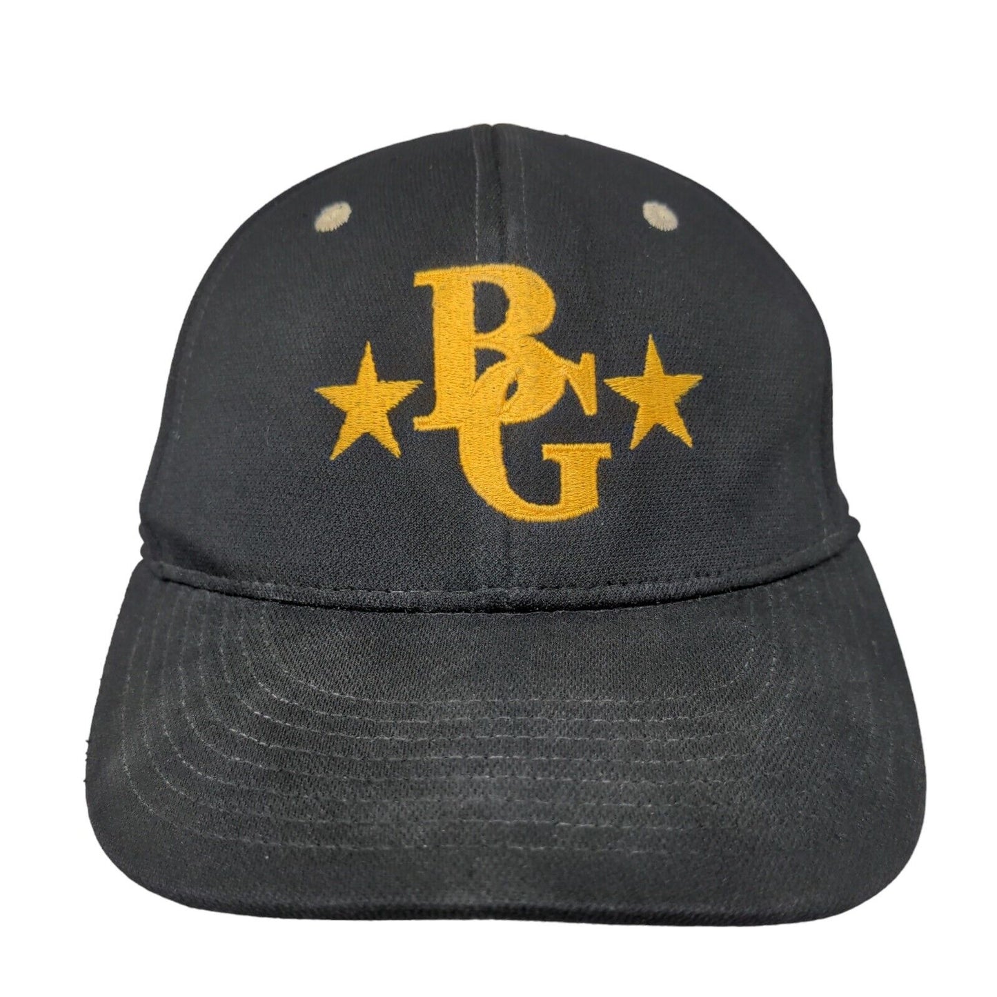 BG Star Fitted Hat Black M/L Embroidered OC Sports Pro Flex Eco