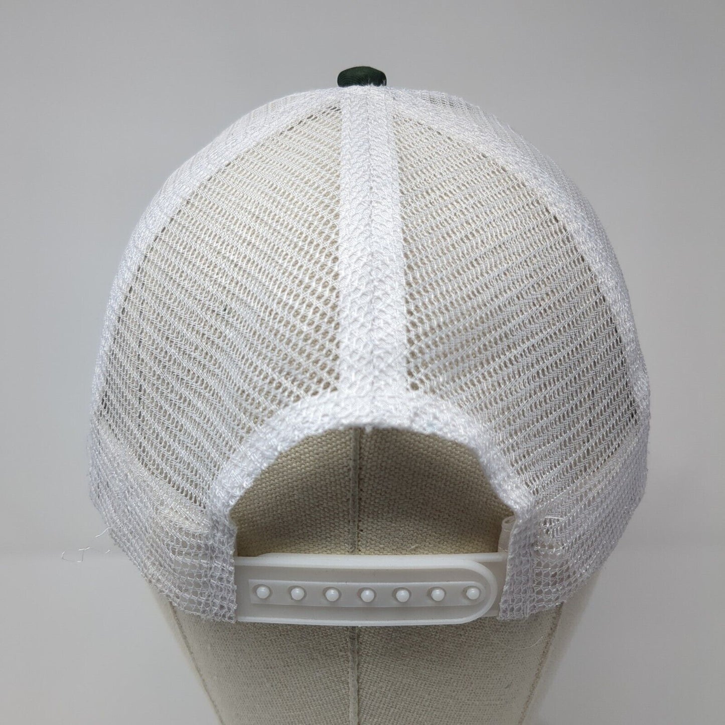 Cabela's Club Snapback Trucker Hat Green One Size Mesh Back Embroidered