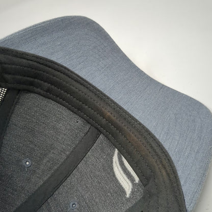 Richardson Trucker Hat Gray S Mesh Back Snapback Golf Embroidered Logo Curved