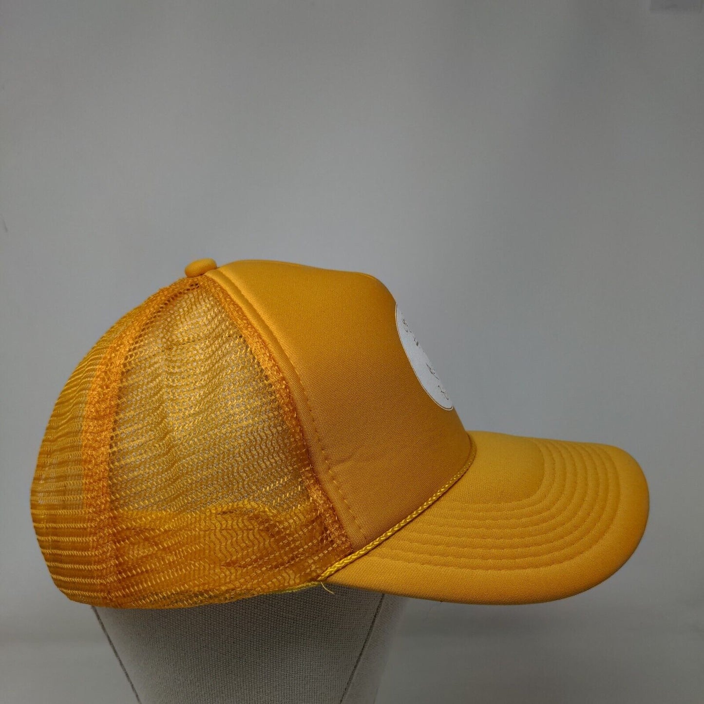 Keith Harkin Snapback Trucker Hat Yellow OSFM Adjustable Rope Mesh Back Otto