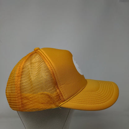 Keith Harkin Snapback Trucker Hat Yellow OSFM Adjustable Rope Mesh Back Otto