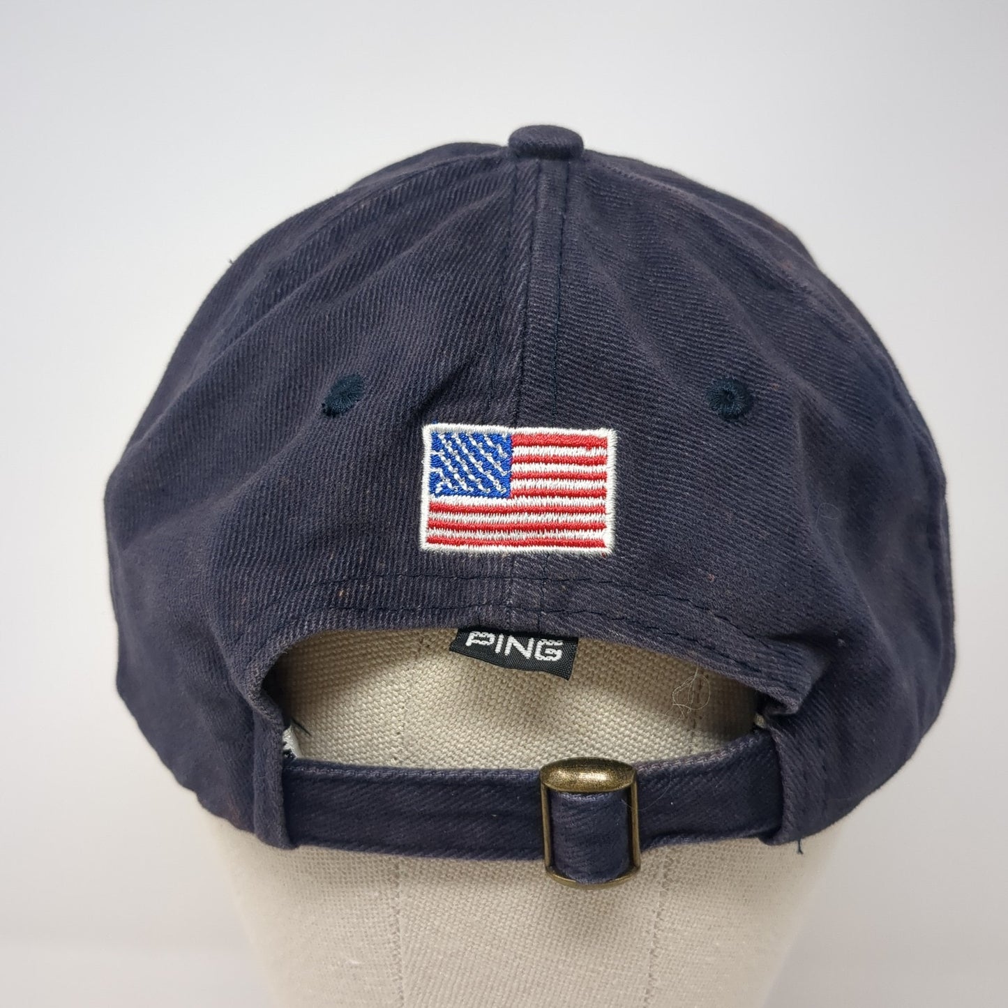 Ping Slideback Baseball Cap Blue One Size Adjustable Embroidered 6 Panel