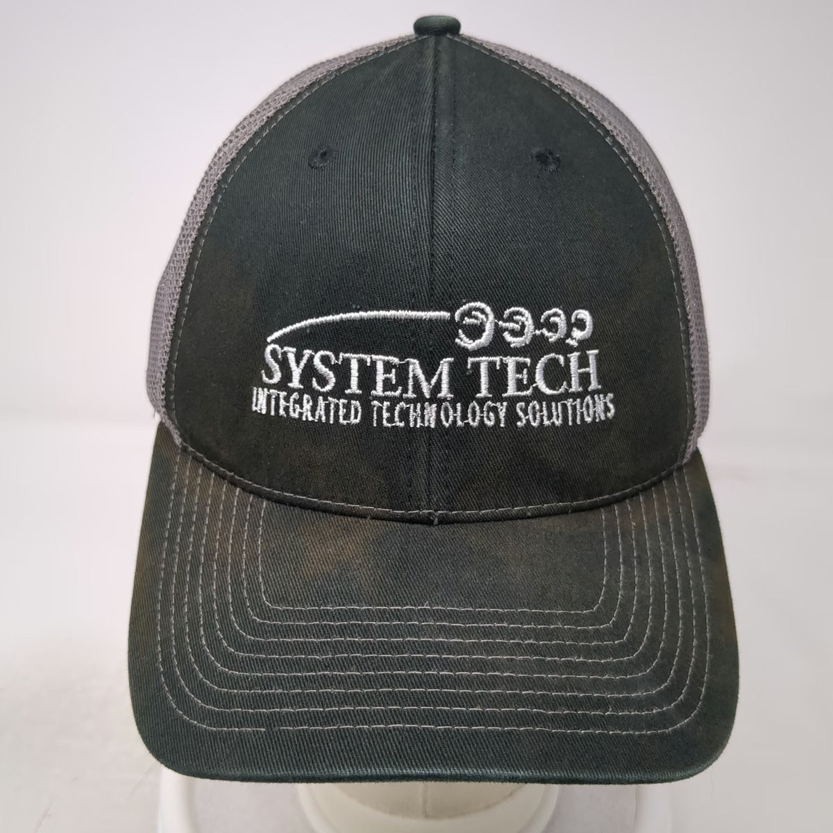 Outdoor Cap Trucker Hat Black One Size System Tech Integrated Solutions Snapback