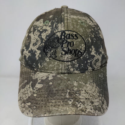 Bass Pro Shops Snapback Hat Camouflage One Size Embroidered Gone Fishing