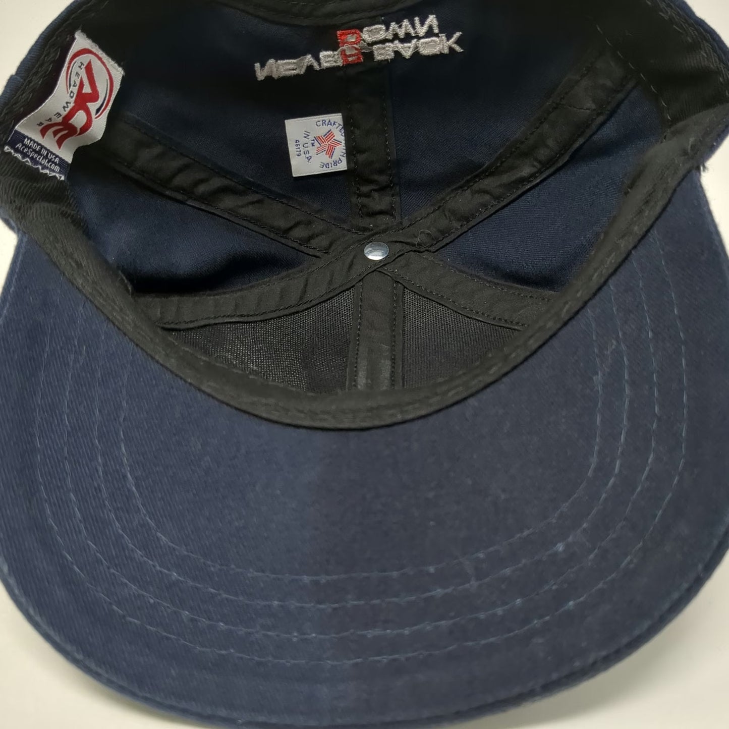 Ace Headwear Snapback Hat Blue One Size DeSantis 2024 Made in USA Embroidered