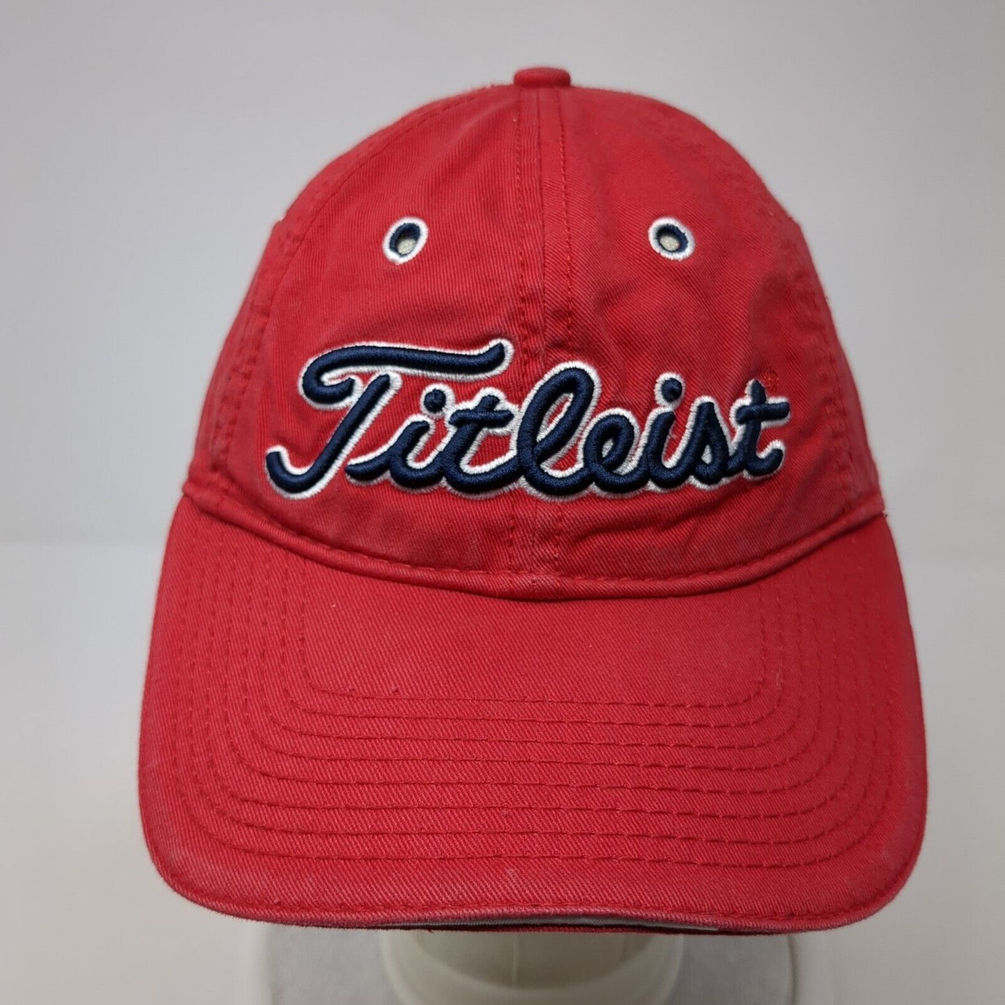 Titleist by New Era Slideback Hat Red One Size Adjustable Embroidered