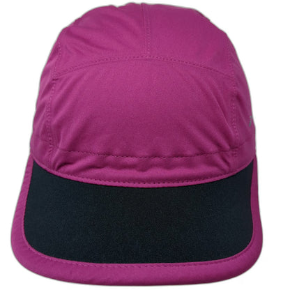 Brooks 5 Panel Purple One Size Running Hat Lightweight Reflective Breathable