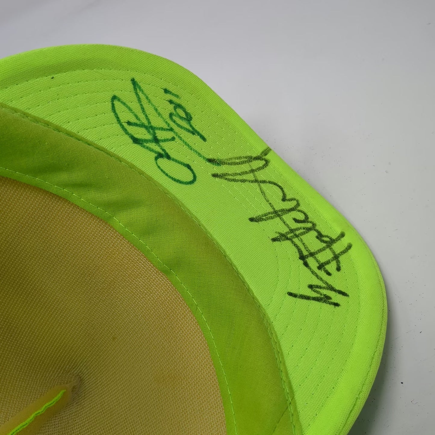 Cobra Dew Tour Signed Autographed Green One Size Trucker Hat Mesh Back Snapback