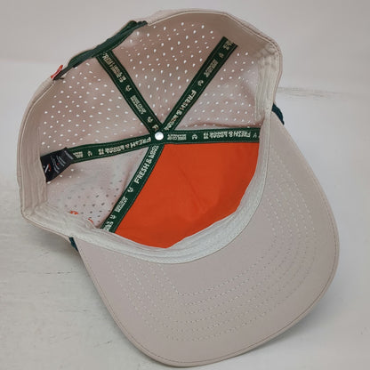 NameBrand Trucker Hat Beige One Size Boise Co-Op Market Rooster Laser Cut Rope