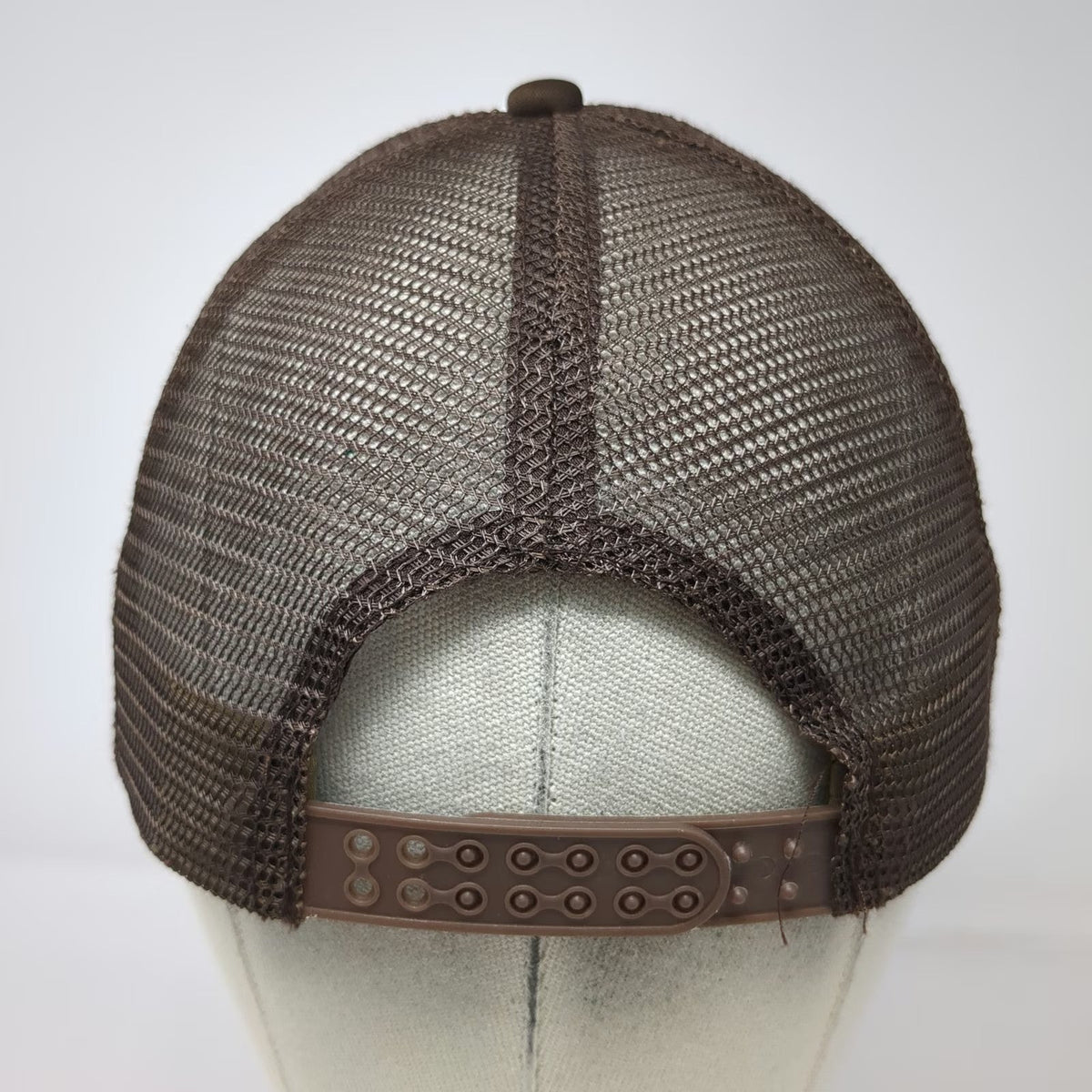 Nature's Reserve ShopRite Brown One Size Trucker Hat Mesh Snapback Foam Front