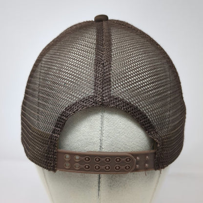 Nature's Reserve ShopRite Brown One Size Trucker Hat Mesh Snapback Foam Front