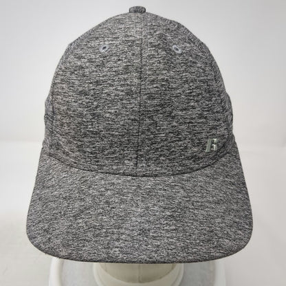 Russell Baseball Cap Gray One Size Heathered Stretch Fit Dri-Power Athletic Hat