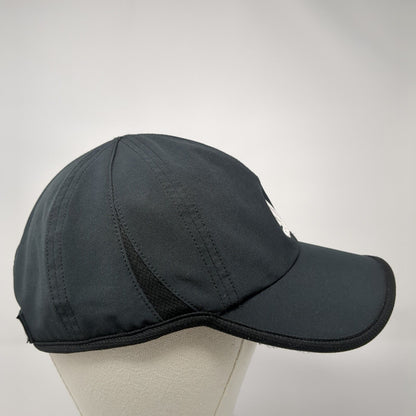 Adidas Aeroready Strapback Hat Black One Size Solid 3 Stripes Running
