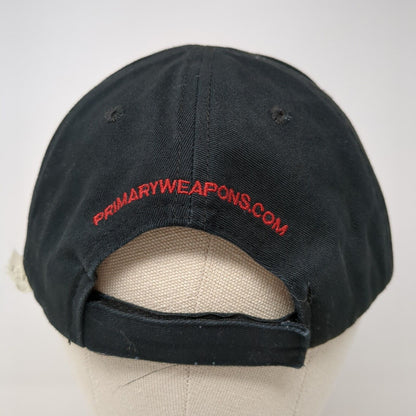 Primary Weapons Strapback Hat Black One Size Adjustable Embroidered