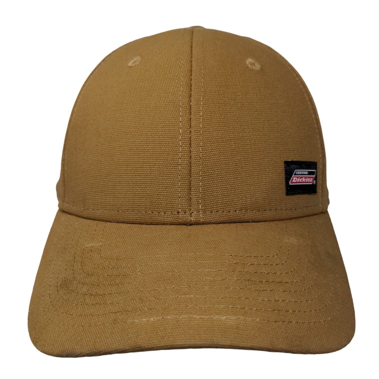 Dickies Men's Snapback Hat Tan Size OS Blank Patch Logo 100% Cotton