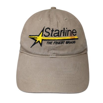Starline The Finest Brass Slideback Hat Brown One Size Adjustable