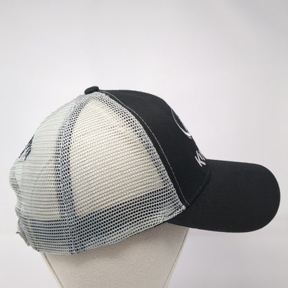 Kubota Qaurles Supply Co Strapback Trucker Hat Black OS Adjustable Mesh Back