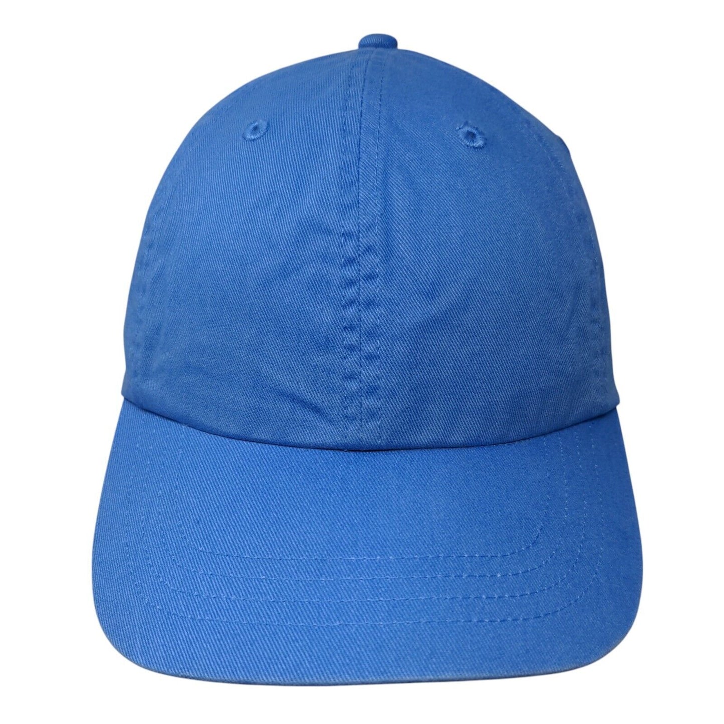 Toppers Slideback Hat Blue One Size Adjustable Leather Strap Blank