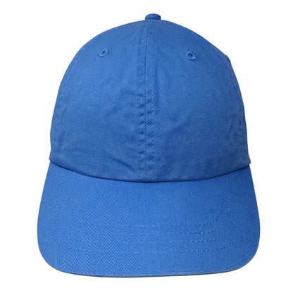 Toppers Slideback Hat Blue One Size Adjustable Leather Strap Blank