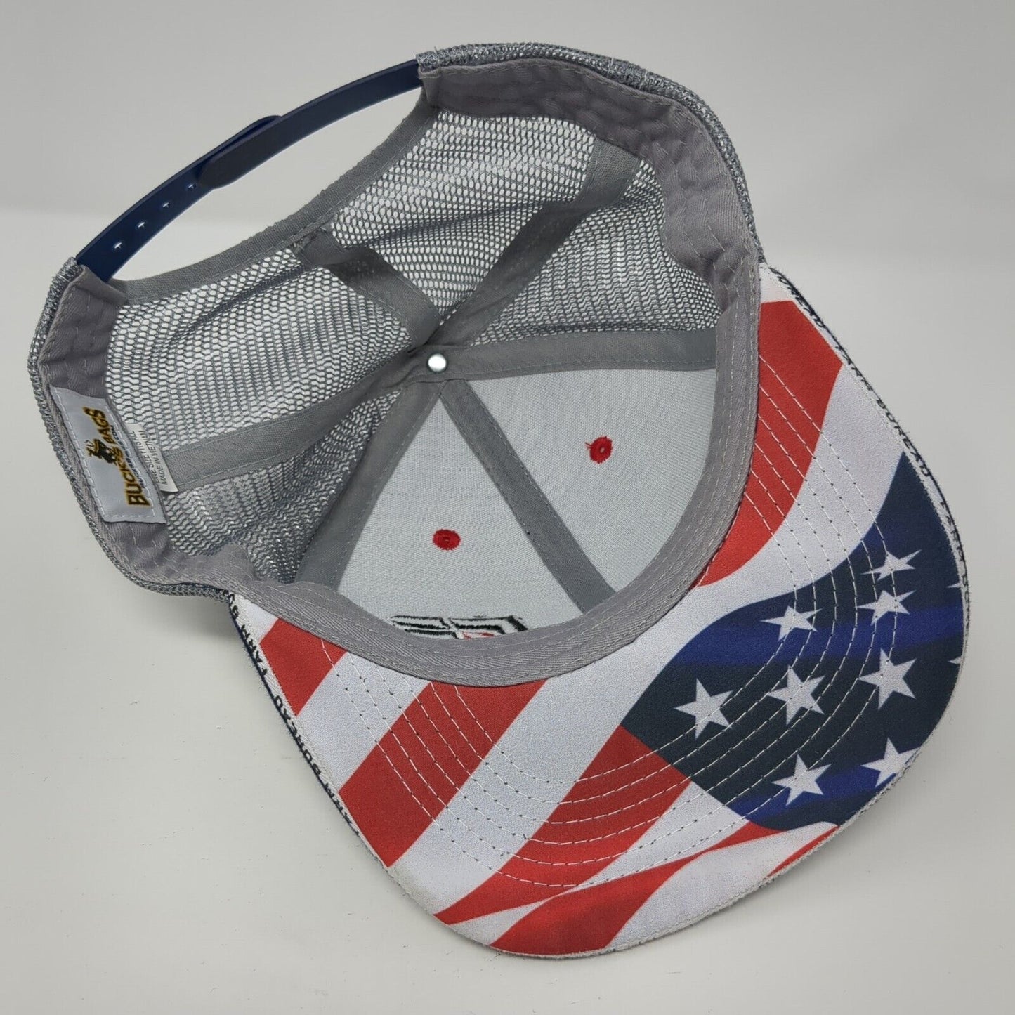 Farm Bureau Ins Snapback Mesh Back Trucker Hat Blue One Size Buck's Bags