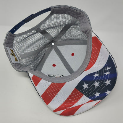 Farm Bureau Ins Snapback Mesh Back Trucker Hat Blue One Size Buck's Bags
