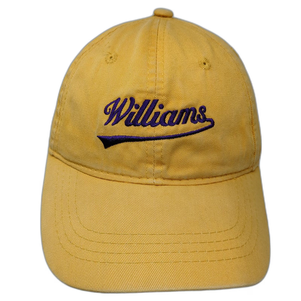 Outdoor Cap Williams Baseball Cap Yellow OSFM Script Embroidered Slideback Hat