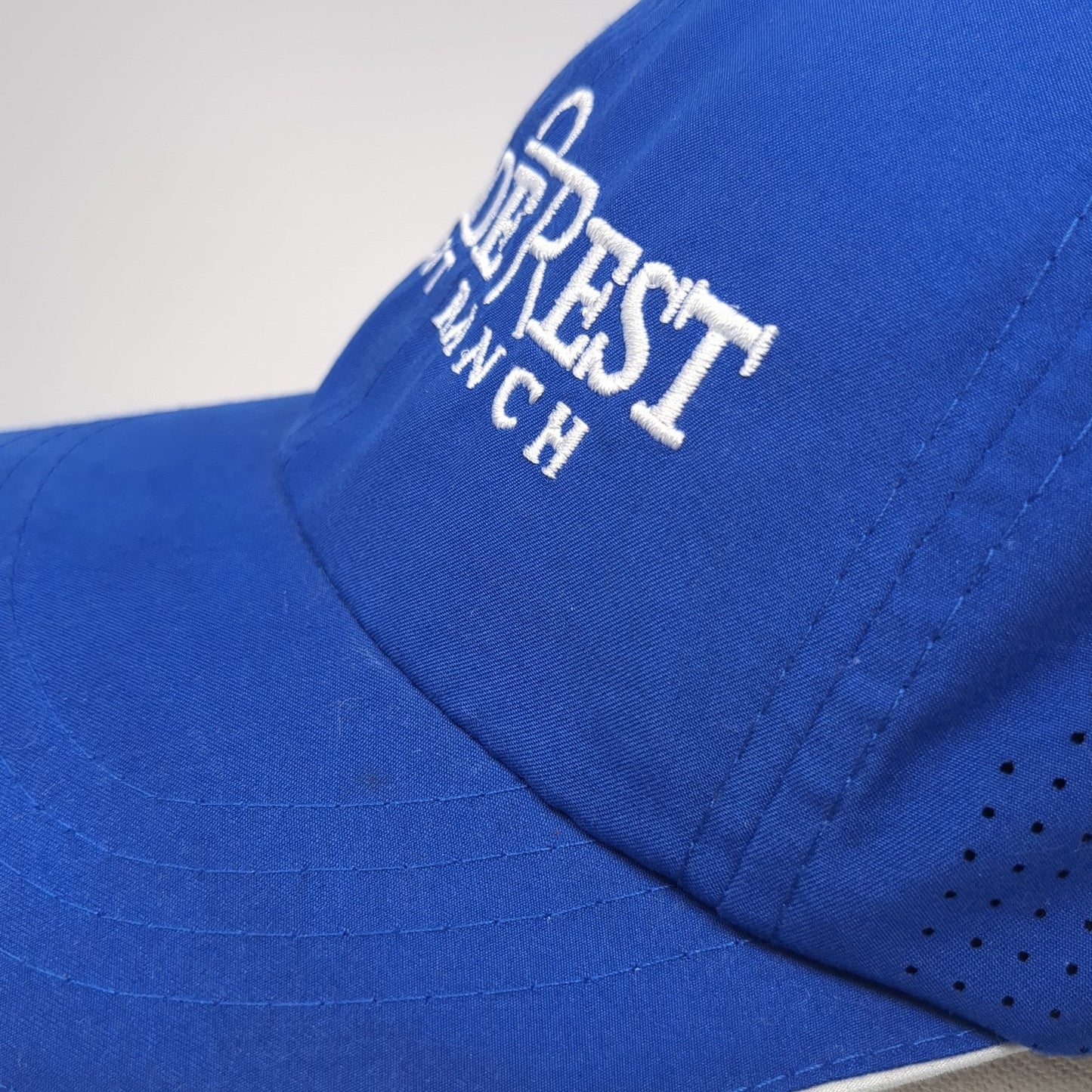 Parade Rest Guest Ranch Baseball Cap Blue OS Adjustable Fahrenheit Headwear