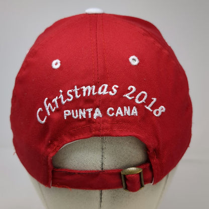 Majestic Resorts Baseball Cap Red One Size Slideback Christmas 2018 Punta Hat