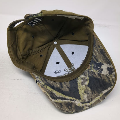 Outdoor Cap Mule Deer Foundation MDF Baseball Cap Brown One Size Camo Brim Hat