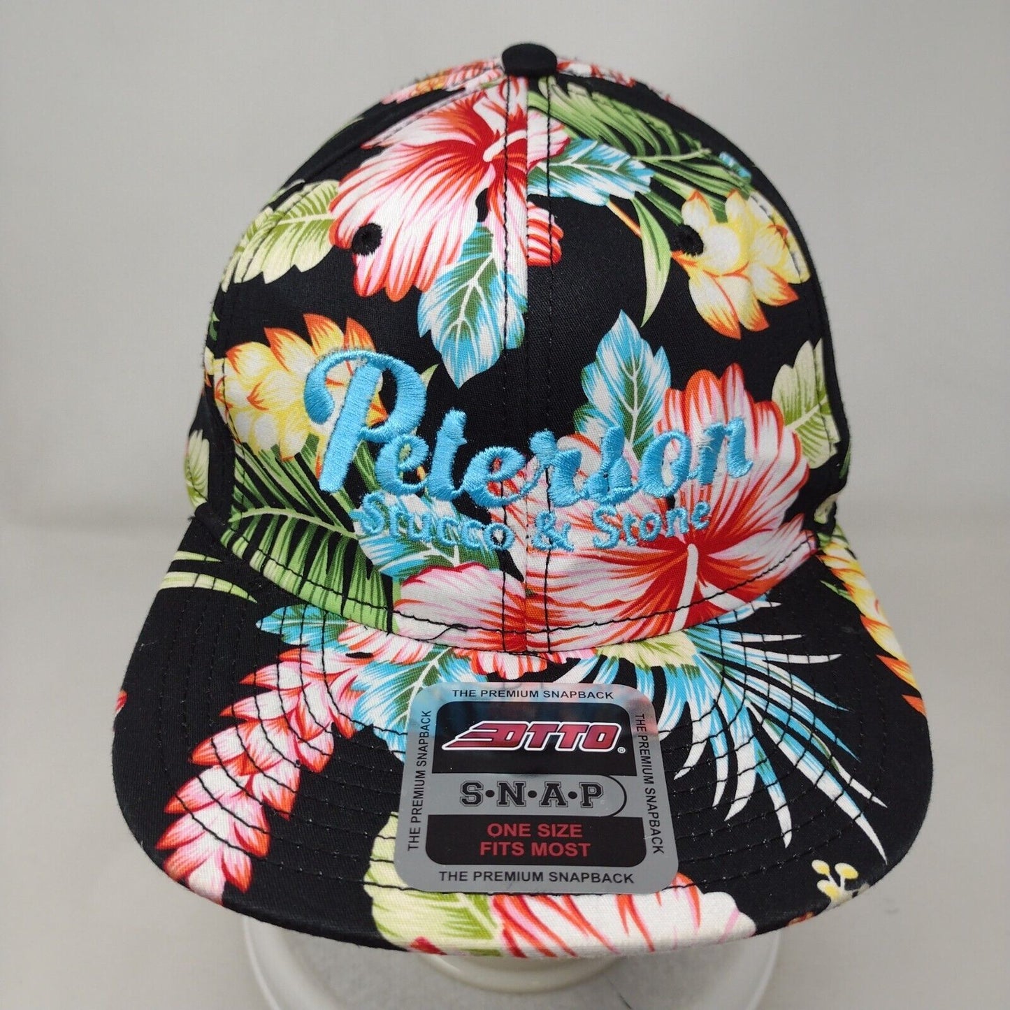 Peterson Stucco & Stone Snapback Hat Multi OSFM Floral Hawaiian Otto
