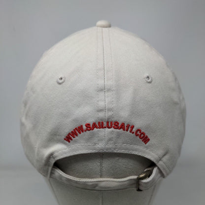 Stars & Stripes USA 11 Slideback Hat Tan OSFM Adjustable Patriotic Outdoor Cap