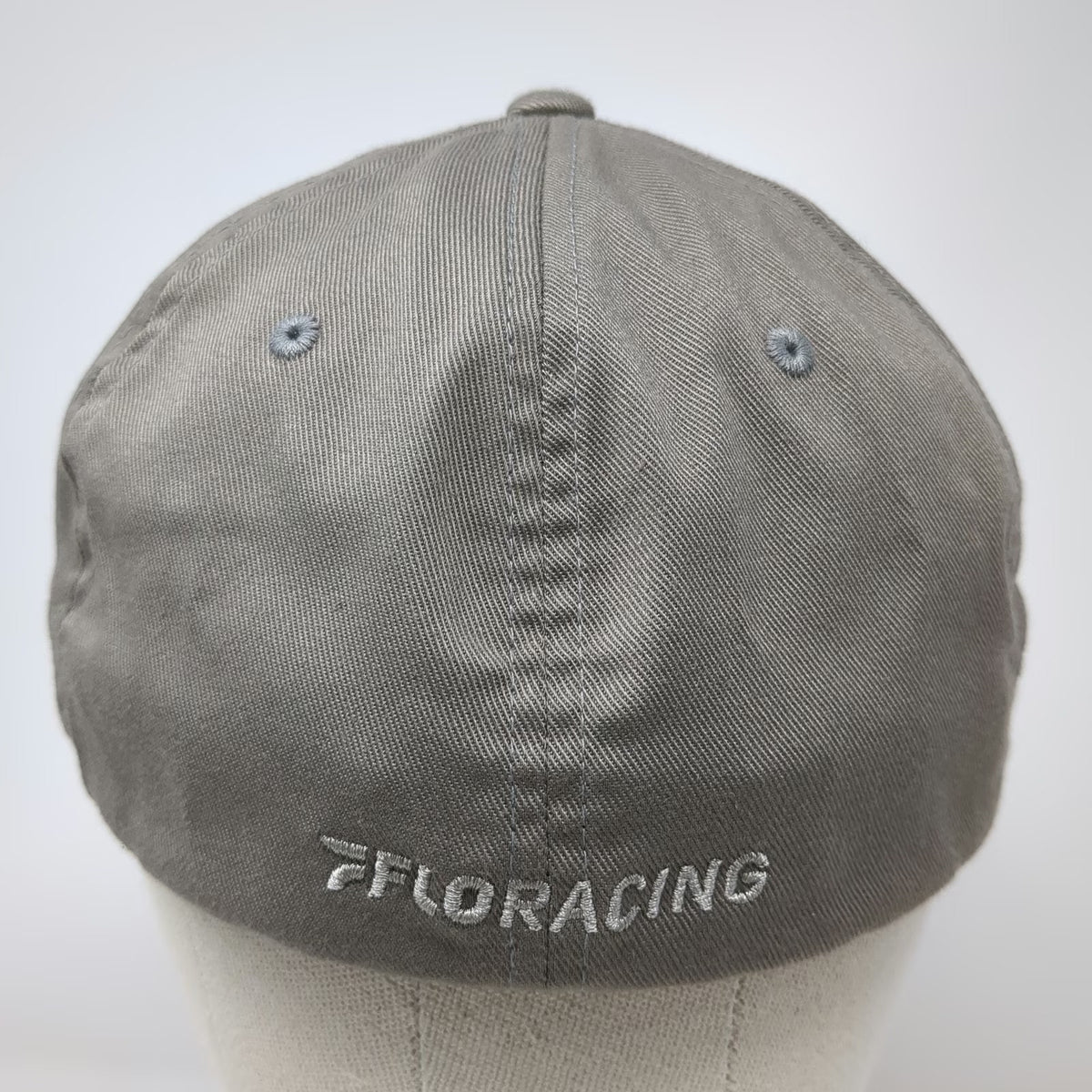 Flexfit Baseball Cap Beige XL Floracing 3D Puff Embroidery Logo Hat Fitted