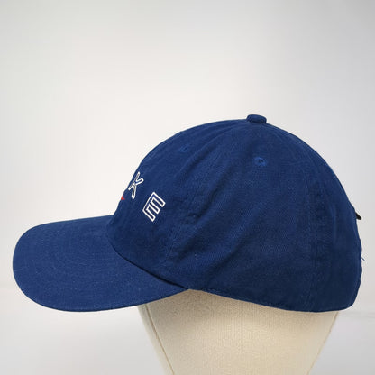 Nike Baseball Cap Blue One Size Slideback Green Underbrim Embroidered hat