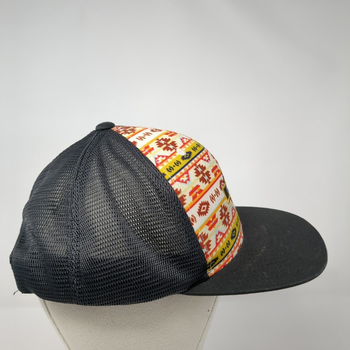 Roughy Since 1872 Snapback Trucker Hat Multi One Size Geo Mesh Back