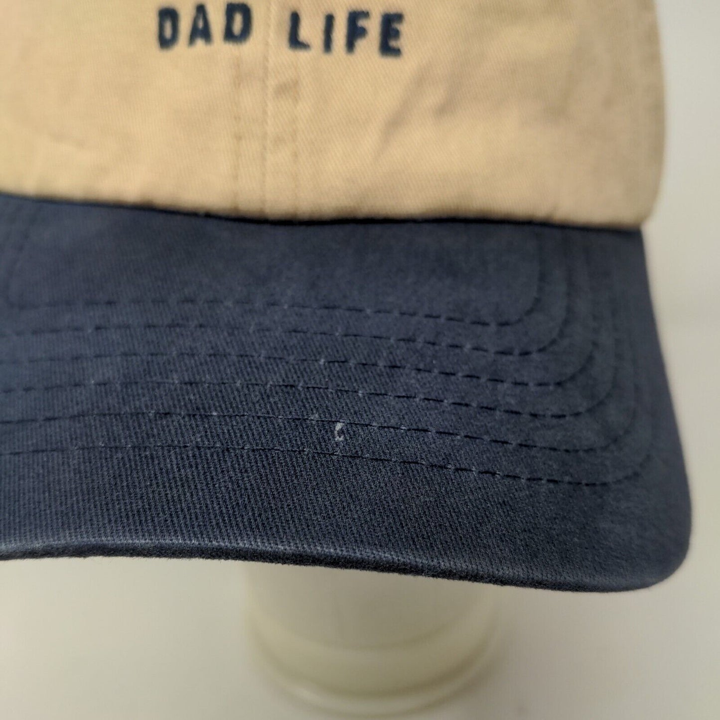 Wemco Men's Slideback Hat Tan Size OS Embroidered Dad Life Cotton