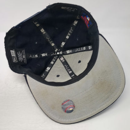 New Era New York Yankees MLB Blue Snapback One Size USA Map Flat Brim 9FIFTY Hat