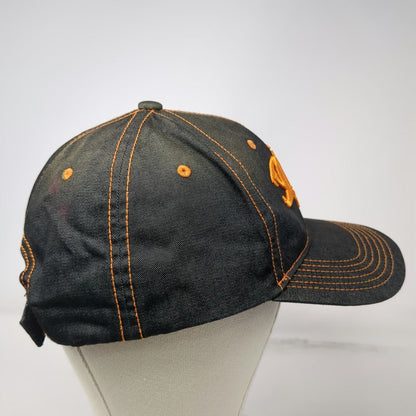 G. Loomis Baseball Cap Black Orange One Size Fish Skeleton Strapback Fishing Hat