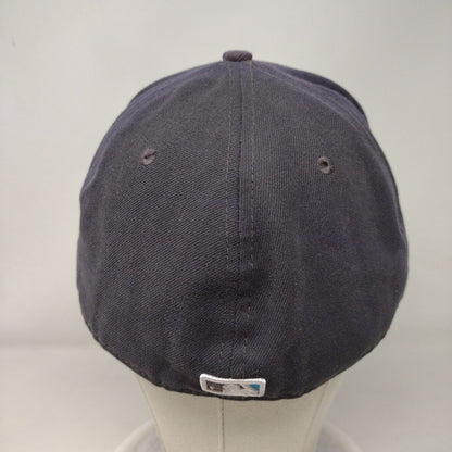 Cleveland Guardians Fitted Hat Blue 7 3/4 New Era 59Fifty Embroidered Logo MLB