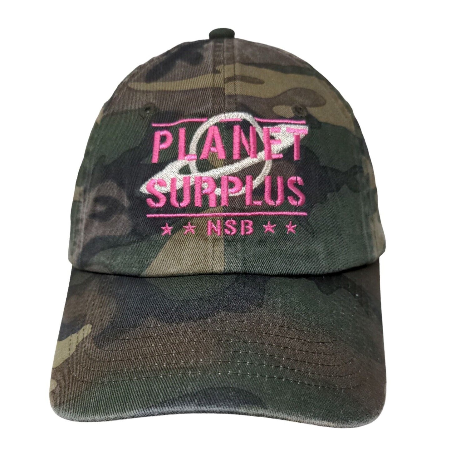 Planet Surplus NSB Strapback Hat Camo OSFA Embroidered Port Authority