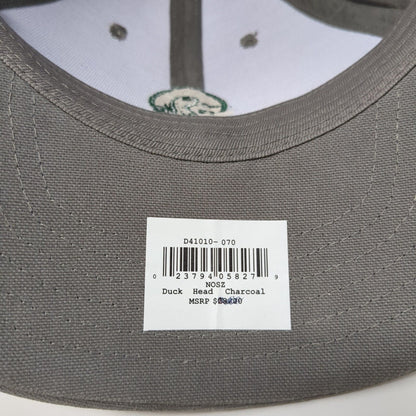 Duck Head Chino Trousers Slideback Hat Gray One Size Adjustable Embroidered