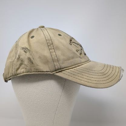 Otto Baseball Cap Beige One Size Slideback Gem State Fly Fishers Idaho Hat