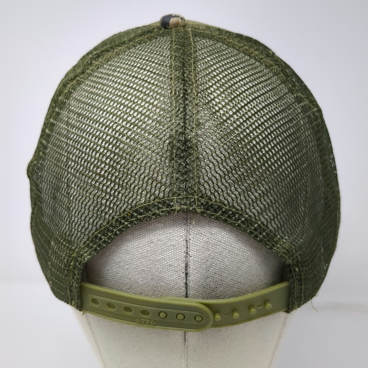 Otto Trucker Hat Green Camo One Size Fly Blow Joseph Plains Idaho Mesh Back