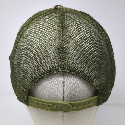 Otto Trucker Hat Green Camo One Size Fly Blow Joseph Plains Idaho Mesh Back