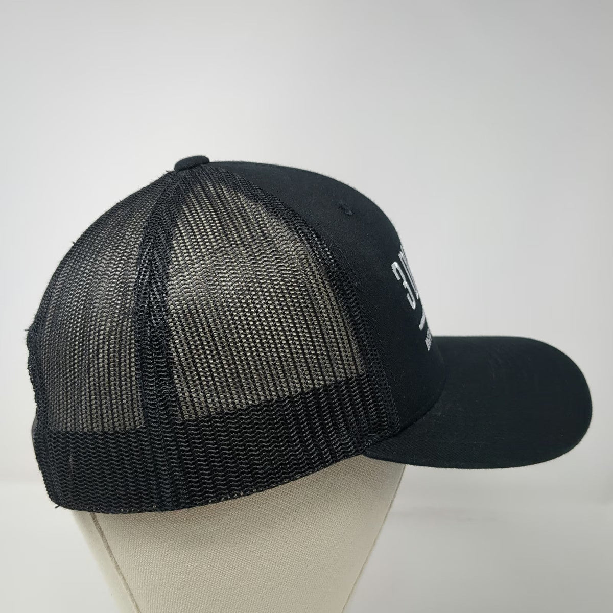 Yupoong Trucker Hat Black One Size 3 Degrees Infrared Sauna Studio Snapback Mesh