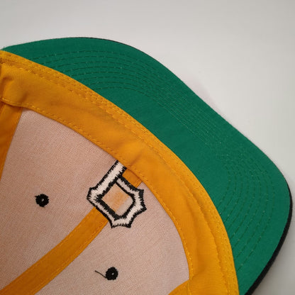 Pittsburgh Pirates MLB OC Sports Baseball Cap Yellow Black OSFM Strapback Hat