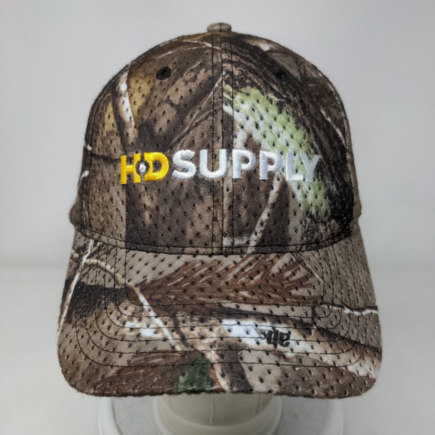 HD Supply Strapback Hat Camouflage One Size Adjustable Embroidered 6 Panel