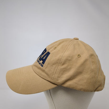 NRA Strapback Hat Tan One Size Institute For Legislative Action 6 Panel
