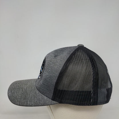 Inspiration Snapback Mesh Back Trucker Hat Gray One Size Embroidered