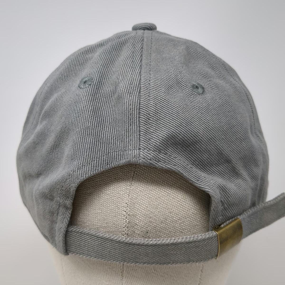 Brandy Melville Baseball Cap Gray One Size Slideback Cotton Adjustable Blank Hat
